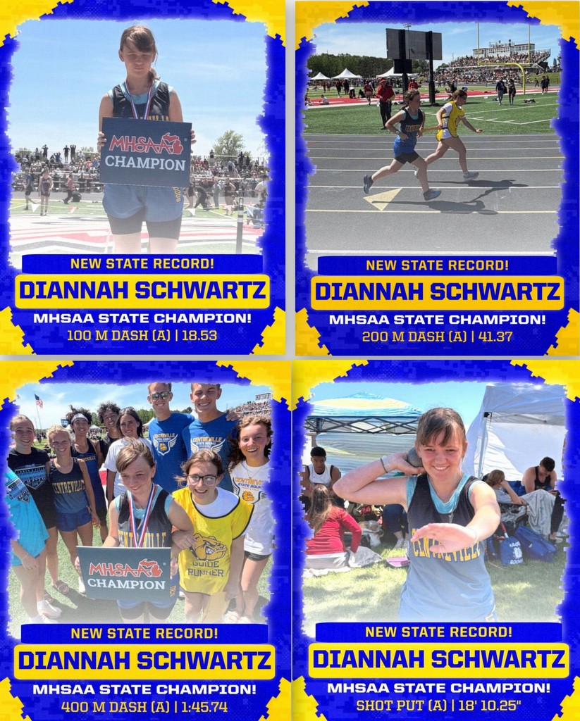 Centreville’s Schwartz wins four State Titles at D-3 Finals